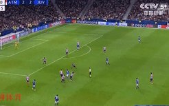 2019欧冠小组赛马竞vs尤文，补时阶段C罗完美诠释足球精神