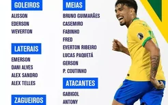 巴西大名单：库蒂尼奥、弗雷德、热苏斯在列，内马尔伤缺