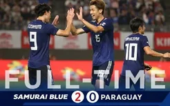 麒麟杯：大迫勇也南野拓实破门，日本2-0巴拉圭