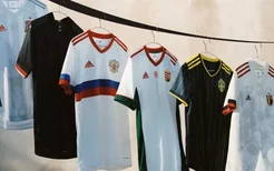 当艺术遇上足球? 阿迪达斯官方公布欧洲杯各队客场球衣
