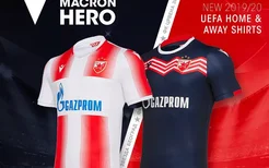 贝尔格莱德红星发布2019/20赛季欧冠联赛主客场球衣