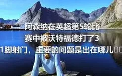 阿森纳在英超第5轮比赛中被沃特福德打了31脚射门，主要的问题是出在哪儿？