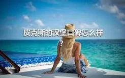 皮克斯的汉堡口碑怎么样？