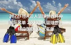 2022FIBA三人篮球世界杯中国队名单 2022三人篮球世界杯中国队8人大名单