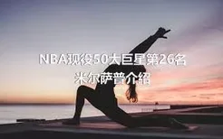 NBA现役50大巨星第26名米尔萨普介绍