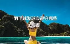 羽毛球发球应遵守哪些规则