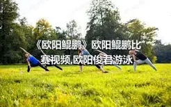 《欧阳鲲鹏》欧阳鲲鹏比赛视频,欧阳俊君游泳