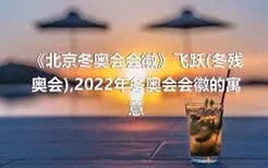 《北京冬奥会会徽》飞跃(冬残奥会),2022年冬奥会会徽的寓意
